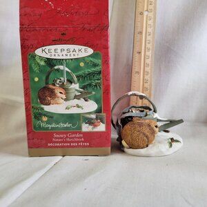 Hallmark Keepsake Ornament, Snowy Garden Nature's Sketchbook